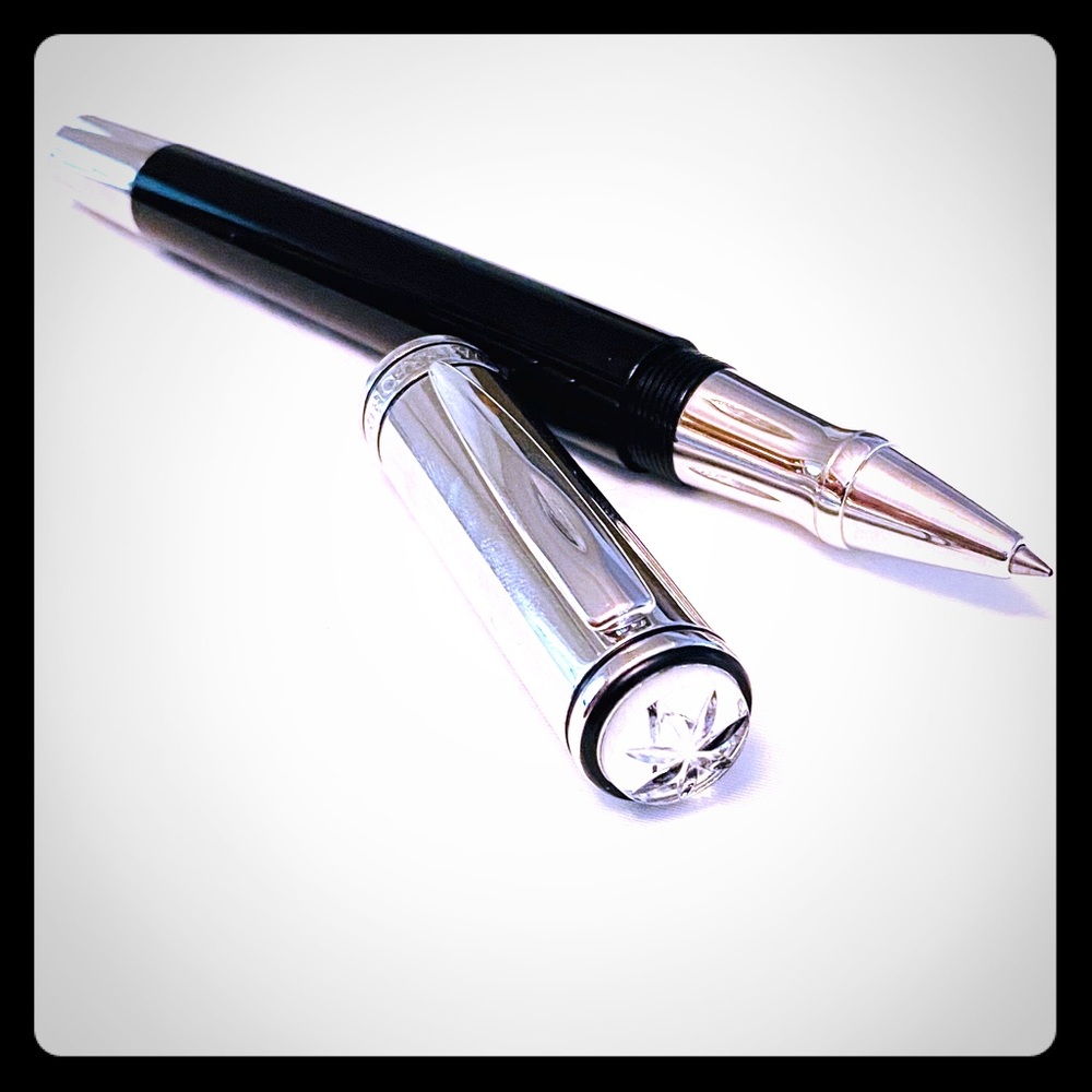Waterford Celebration Ballpoint Pen - Black/Chrome